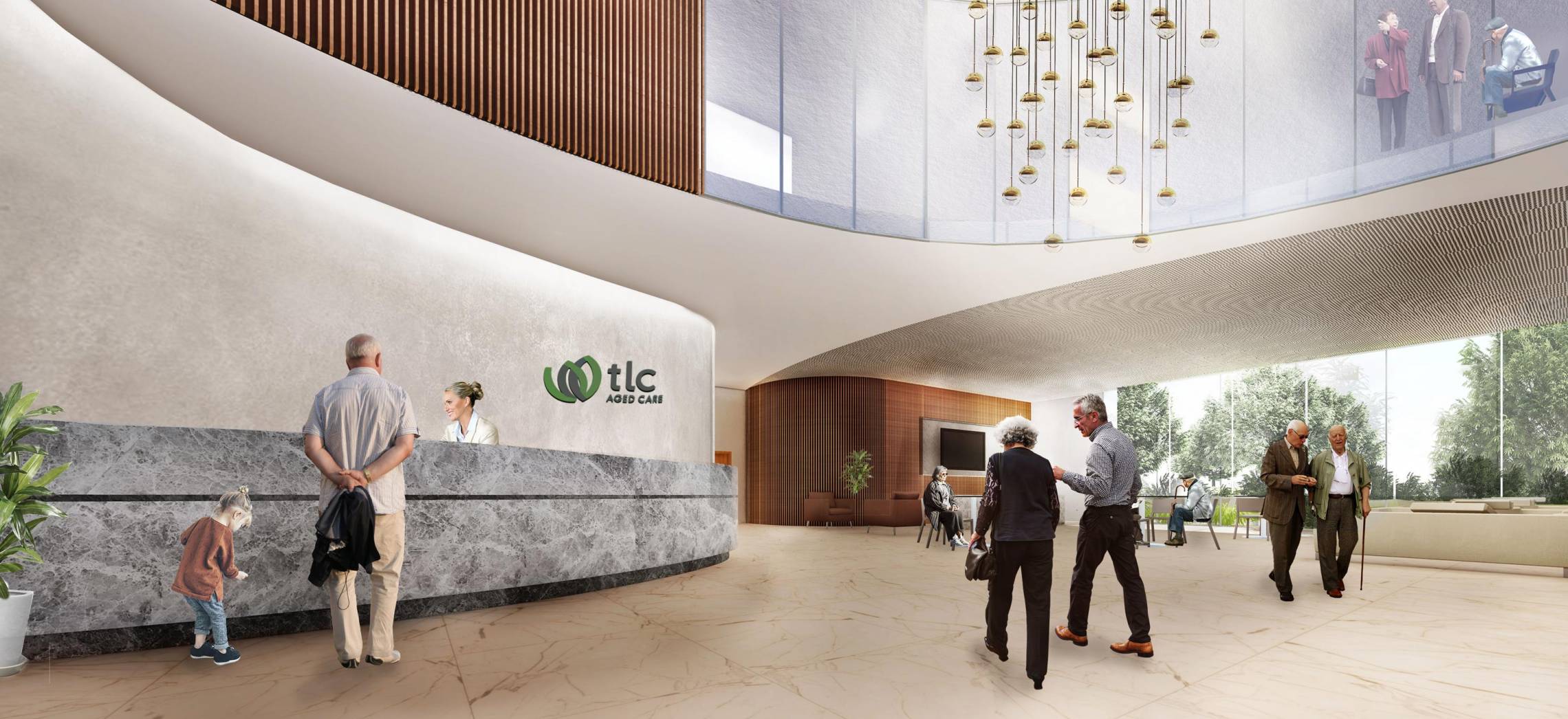 TLC Mordialloc Whitewater Lobby near Reception